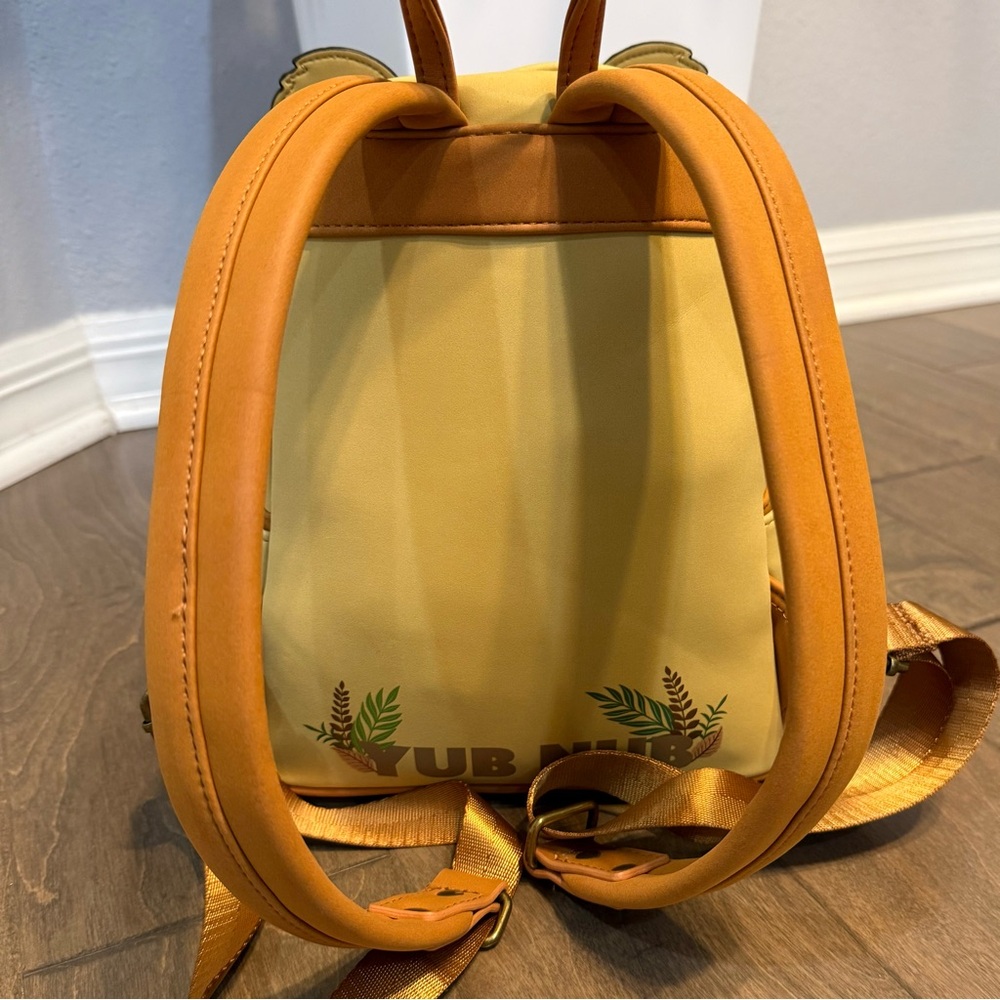 Used Once! Loungefly Star Wars Wicket Ewok Footsie Mini Backpack - Picture 7 of 11